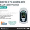 Oxímetro de Pulso Ultraligero de Lujo - AT101B