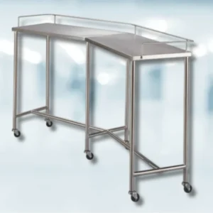 Mesa Riñón de Acero Inoxidable Sencilla