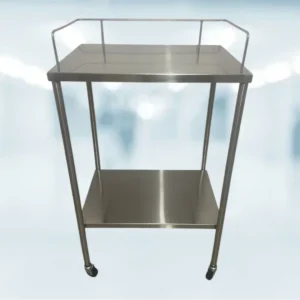 Mesa Pasteur Cromada Sin Cajón