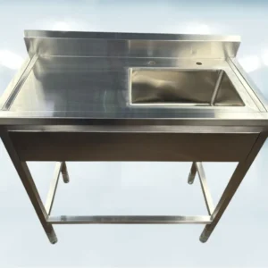 Lavabo Clínico de Acero Inoxidable
