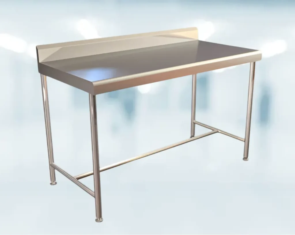 Mesa Alta de 120 cm de Acero Inoxidable