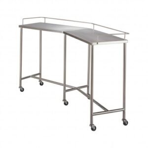 Mesa Riñón de Acero Inoxidable Sencilla