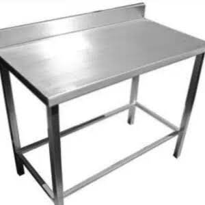 Mesa Alta de 120 cm de Acero Inoxidable