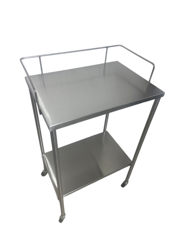 Mesa Pasteur Cromada Sin Cajón