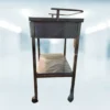 Mesa Pasteur Cromada con Cajón