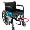 Silla de Ruedas MMS con Descansapies Giratorios - SP7200