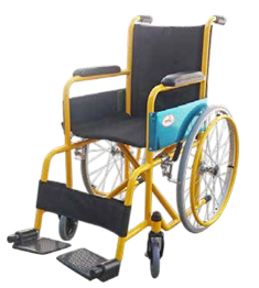 Silla de Ruedas MMS Infantil Esmaltada - SP3600