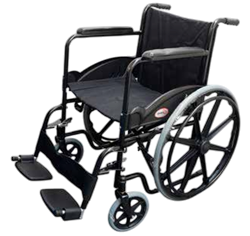 Silla de Ruedas MMS con Descansapies Desmontable - SP7100