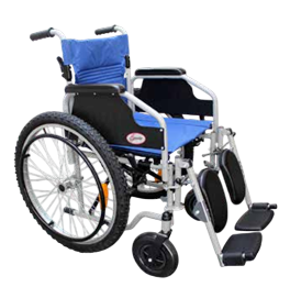 Silla de Ruedas MMS con Descansapies Desmontable - SP7403