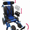 Silla de Ruedas MMS con Respaldo y Asiento Reclinable INFANTIL- SP8000