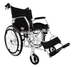 Silla de Ruedas de Aluminio MMS Económica - SP9008