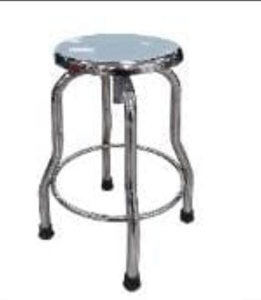 Banco giratorio de acero inoxidable